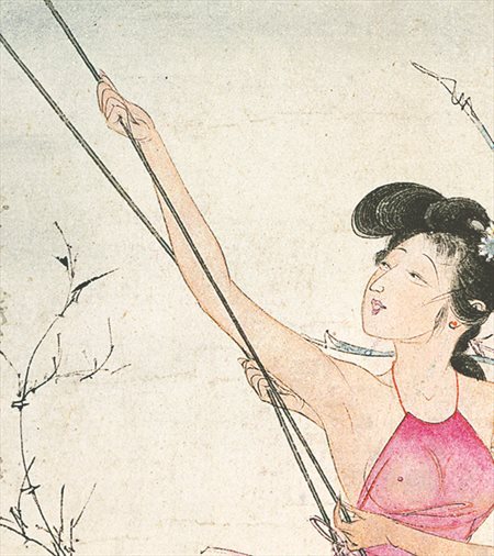 岚皋县-胡也佛的仕女画和最知名的金瓶梅秘戏图